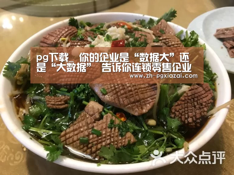 pg下载_
你的企业是“数据大”还是“大数据” 告诉你连锁零售企业数据化治理务实篇!(图1) pg下载